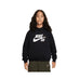 Nike SB Youth Icon Fleece EasyOn Hoodie Black White - 50-50 Skate Shop
