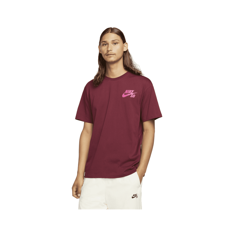 Nike SB Logo Skate T-Shirt Sangria Pink - 50-50 Skate Shop