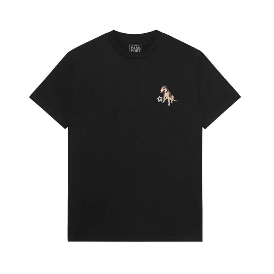 Passport Skate Bobby Embroidery Tee Black - 50-50 Skate Shop