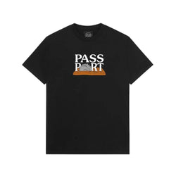 Passport Skate Circle Saw Tee Black - 50-50 Skate Shop