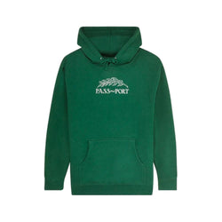 Passport Skate Quill Embroidery Hoodie Forest Green - 50-50 Skate Shop