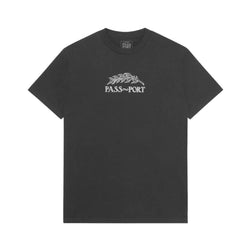 Passport Skate Quill Embroidery Tee Tar - 50-50 Skate Shop