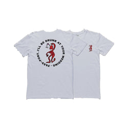 Passport Drunk At Your Wedding Tee White - 50-50 Skate Shop