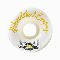 Picture Skateboard Wheels Pop 51mm 99A Yellow - Set of 4 - 50-50 Skate Shop