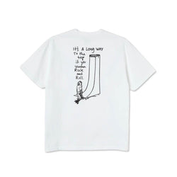 Polar Skate Rock 'n' Roll Tee White - 50-50 Skate Shop