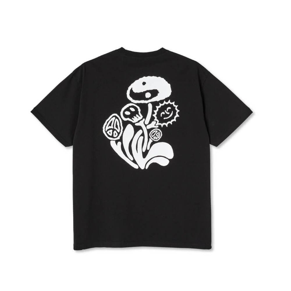 Polar Skate Trippin Tee Black - 50-50 Skate Shop