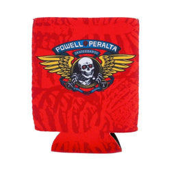 Powell Peralta Winged Ripper Drink Koozie Red - 50-50 Skate Shop