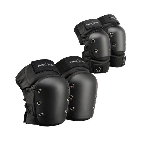 Pro-Tec Street Skate Knee Elbow Open Back Pad Set - 50-50 Skate Shop