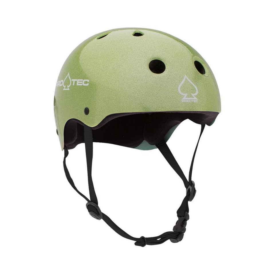 Pro Tec Classic Certified Junior Skate Bike Helmet Green Flake - 50-50 Skate Shop