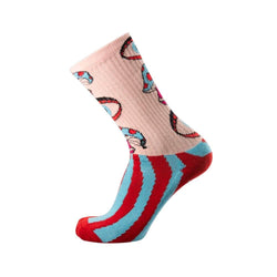 Psockadelic Seeing Mushroom Psocks Red Blue - 50-50 Skate Shop