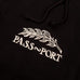 Passport Skate Quill Embroidery Hoodie Black - 50-50 Skate Shop