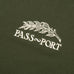 Passport Skate Quill Embroidery Tee Army - 50-50 Skate Shop