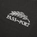 Passport Skate Quill Embroidery Tee Tar - 50-50 Skate Shop
