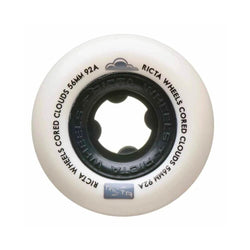 Ricta Skateboard Wheels Cored Clouds 56mm 78A Black - Set of 4 - 50-50 Skate Shop