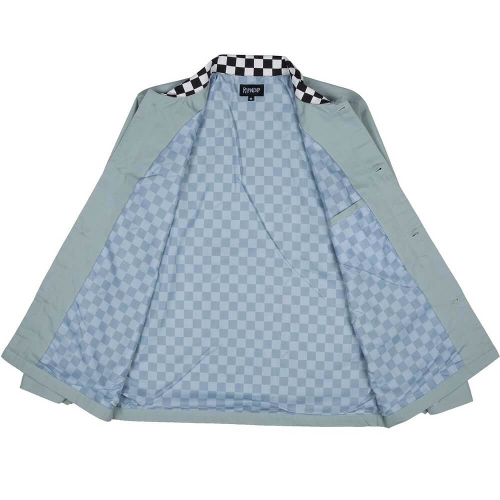 Ripndip Finish Line Twill Work Jacket Teal