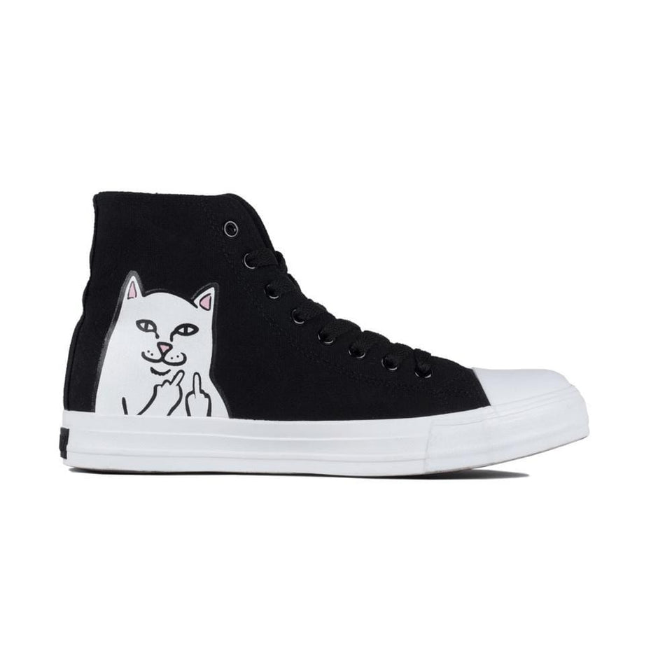 Ripndip Nermal High Top Shoes Black White - 50-50 Skate Shop