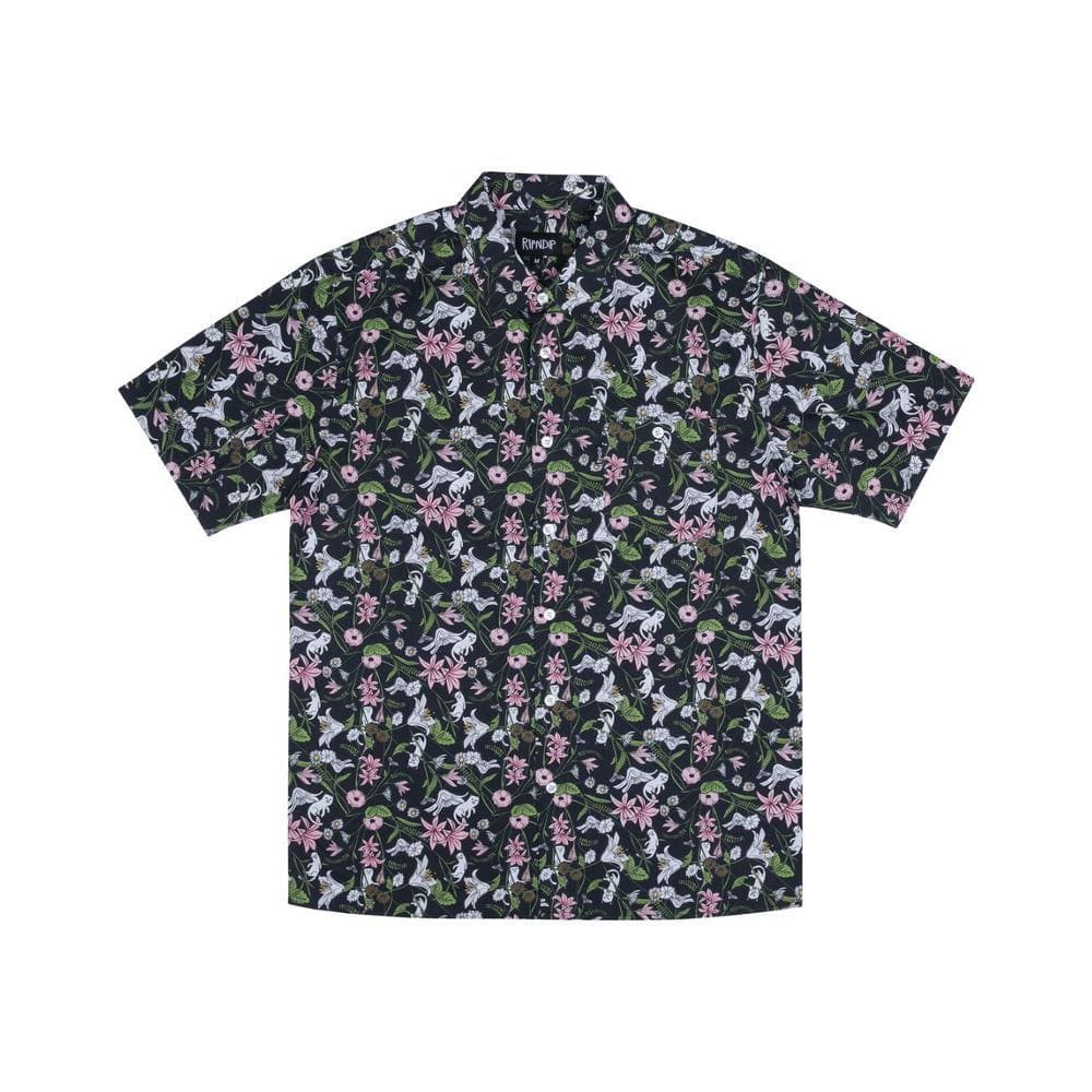 Ripndip Nermal Flowers Button Up Tee Multi - 50-50 Skate Shop