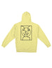 Krooked Skate Sweater Hoodie Moon Smile Raw Yellow Black - 50-50 Skate Shop