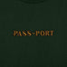 Passport Solid Bar Tee Forest Green - 50-50 Skate Shop
