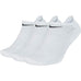 Nike SB Skate Everyday Cushioned No Show Socks White Black 3 Pack - 50-50 Skate Shop