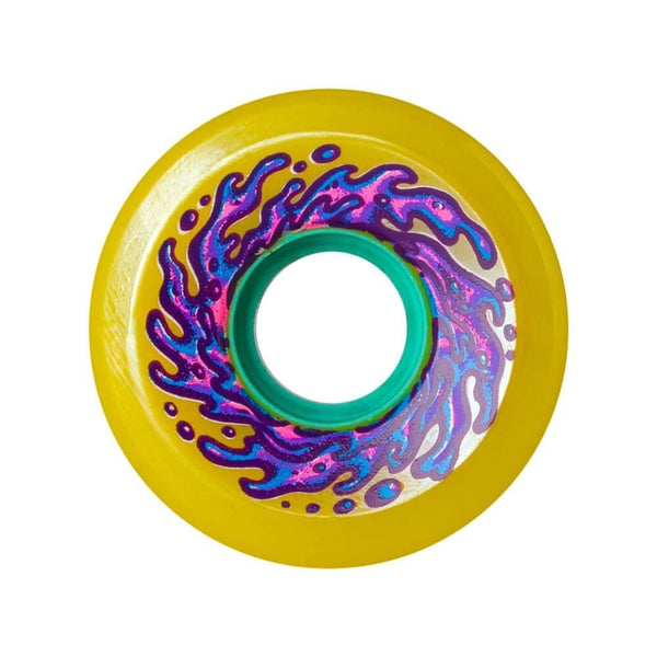 Santa Cruz Skateboard Wheels Mini OG Slime 54.5mm 90A Yellow - Set of 4 - 50-50 Skate Shop