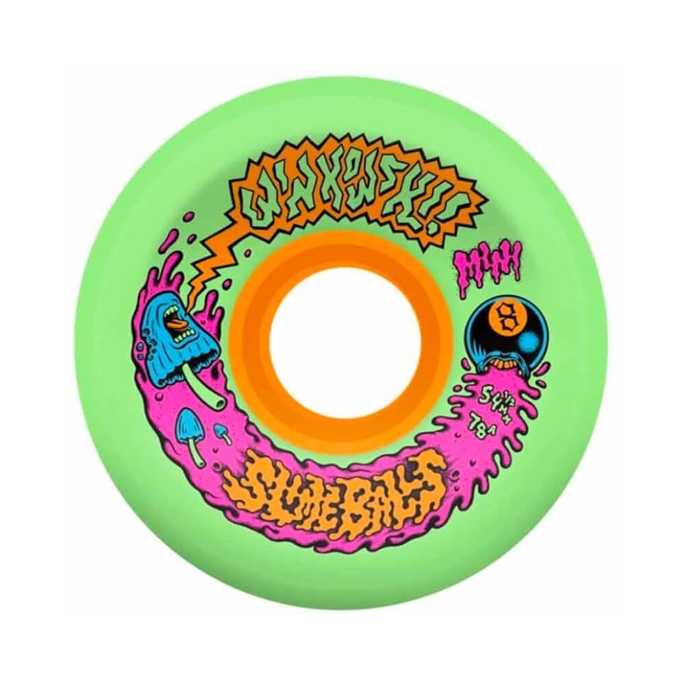 Santa Cruz Skateboard Wheels Winkowski Mini OG Slime 54.5mm 78A Green - 50-50 Skate Shop
