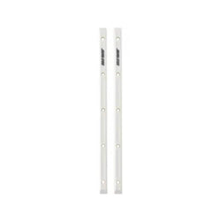 Santa Cruz Skateboard Slimline Rails White - Set of 2 - 50-50 Skate Shop