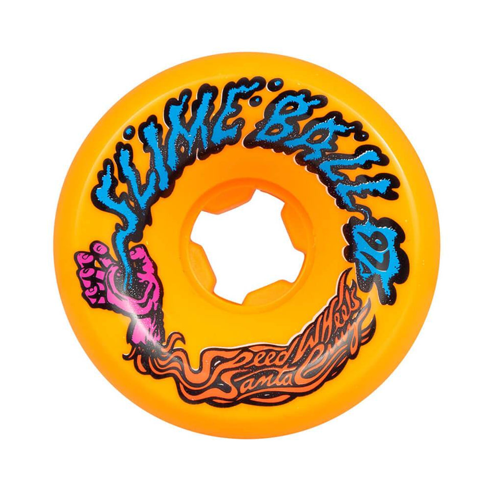 Santa Cruz Skateboard Wheels Vomits 60mm Orange 97A - 50-50 Skate Shop