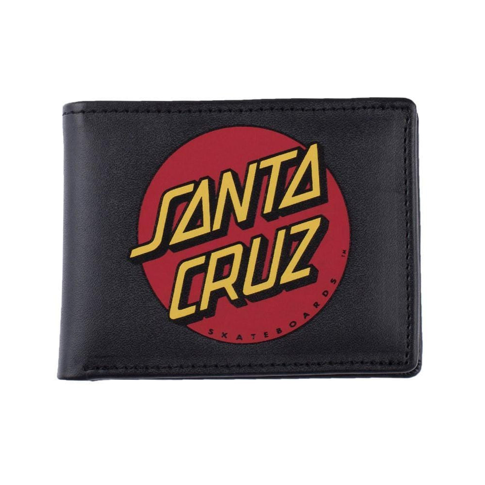 Santa Cruz Big Dot Wallet Black - 50-50 Skate Shop