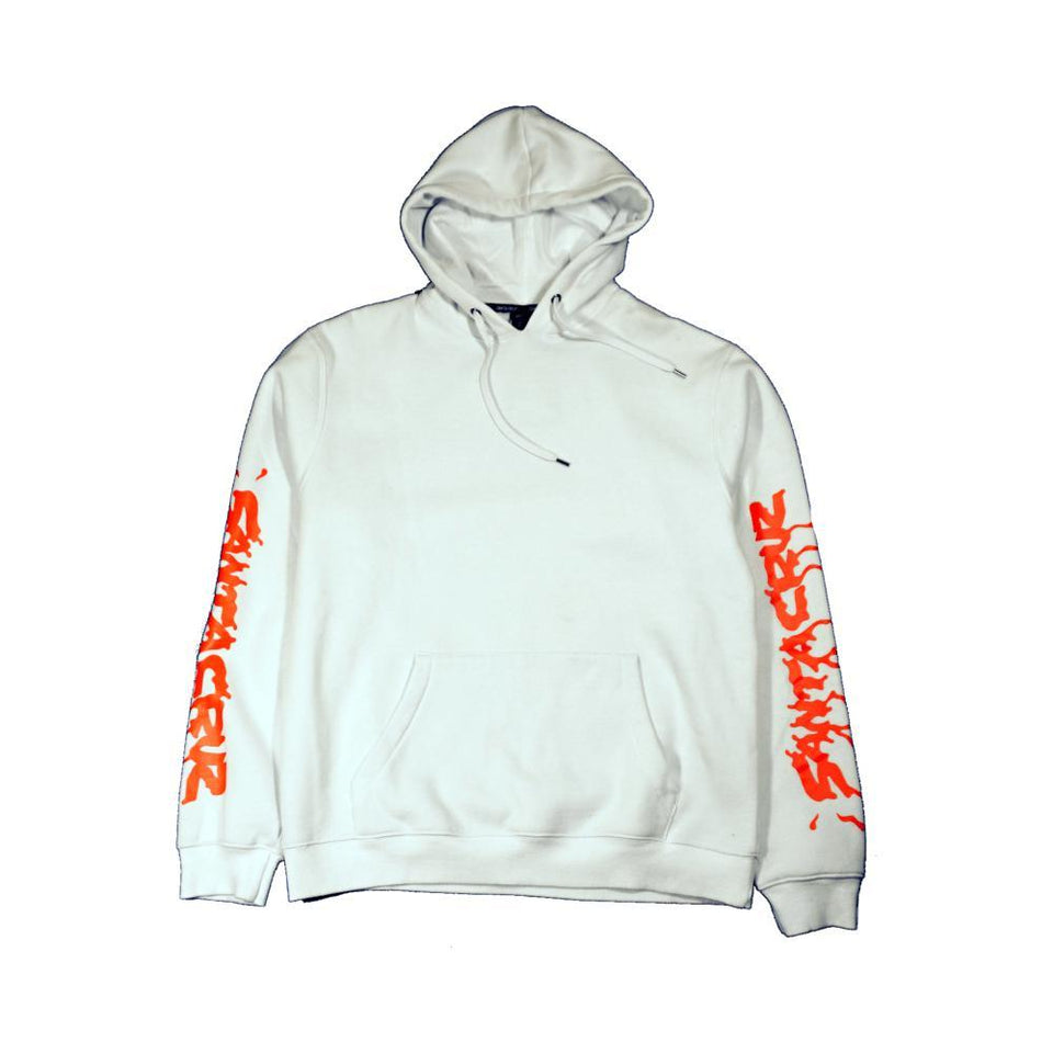 Santa Cruz Mens Biter Pop Hoodie White - 50-50 Skate Shop