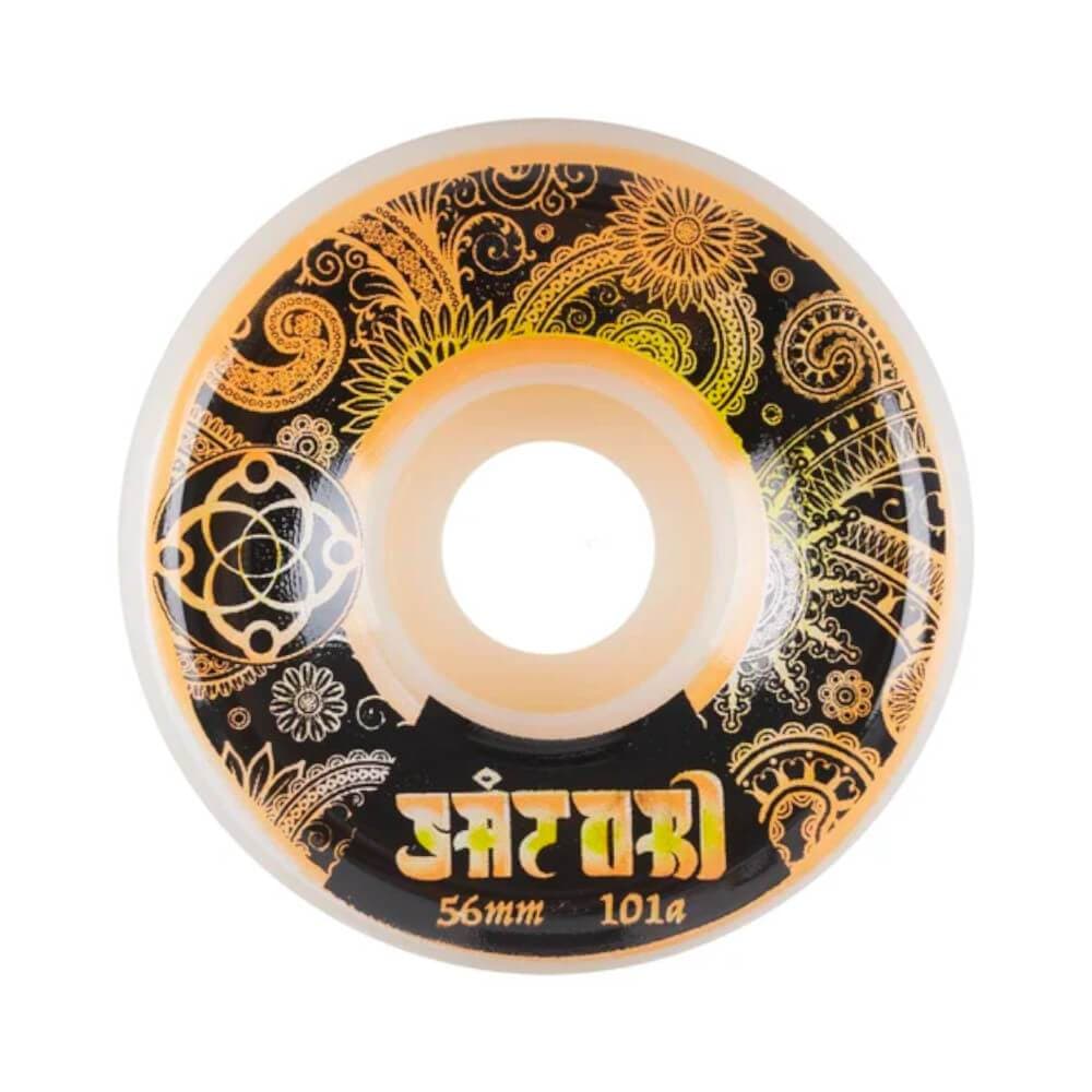 Satori Skateboard Wheels Paisley Link 56mm 101a (Conical) - Set of 4 - 50-50 Skate Shop