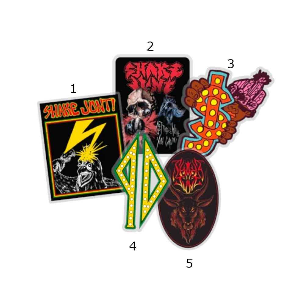 Shake Junt Skate SJ Assorted Stickers - Sold Individually - 50-50 Skate Shop