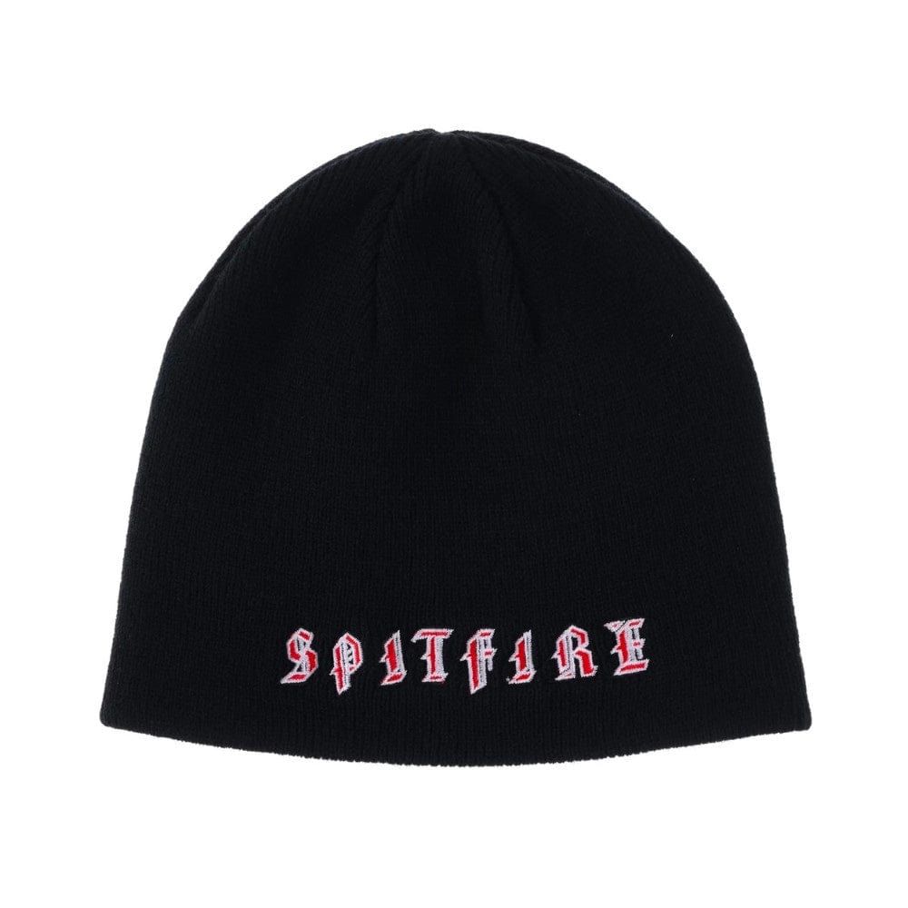 Spitfire Skate Beanie Old E Skully Black Red - 50-50 Skate Shop