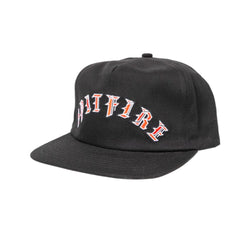 Spitfire Skate Cap Adjustable Old E Arch Black Red - 50-50 Skate Shop