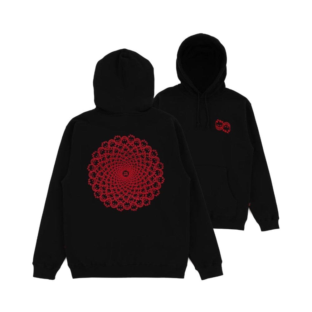 Spitfire Skate Sweater Hoodie Eternal Repeat Black - 50-50 Skate Shop