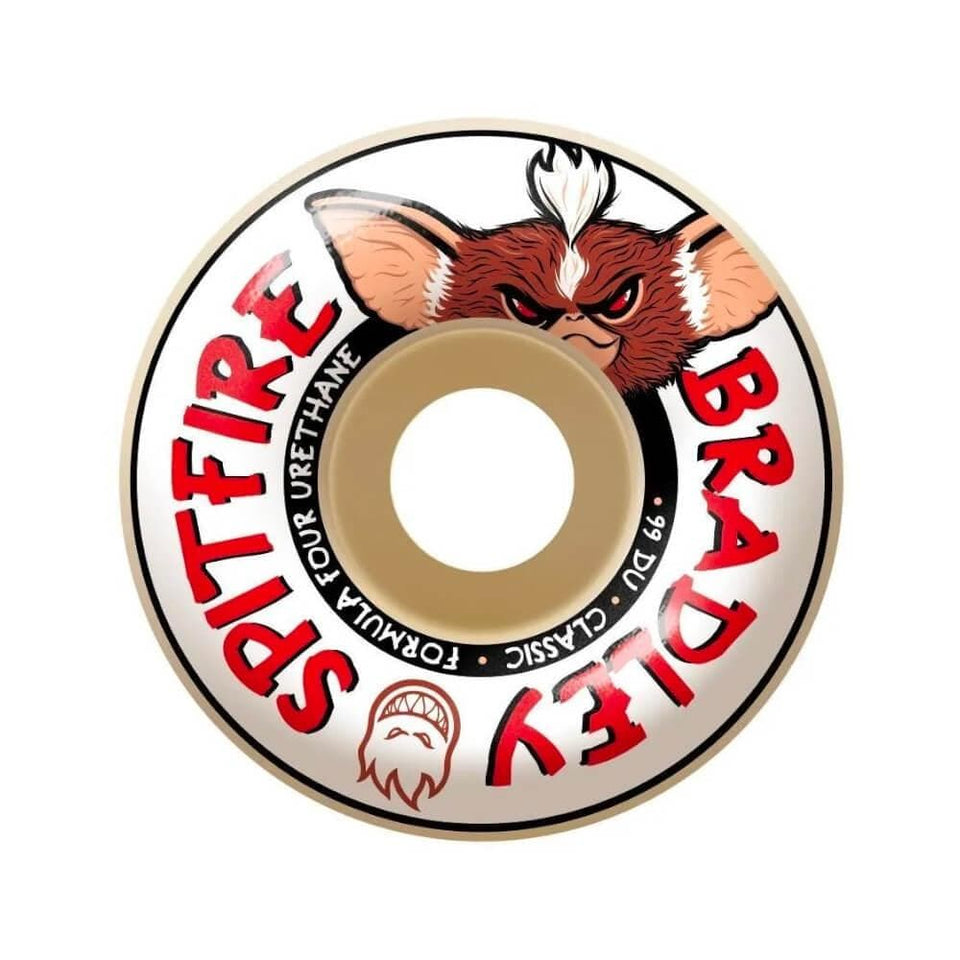 Spitfire Skateboard Wheels F4 99D Bradley Classic 52mm - Set of 4 - 50-50 Skate Shop