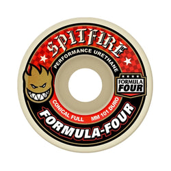 Spitfire Skateboard Wheels F4 101D Conical Full 52mm - Set of 4 - 50-50 Skate Shop