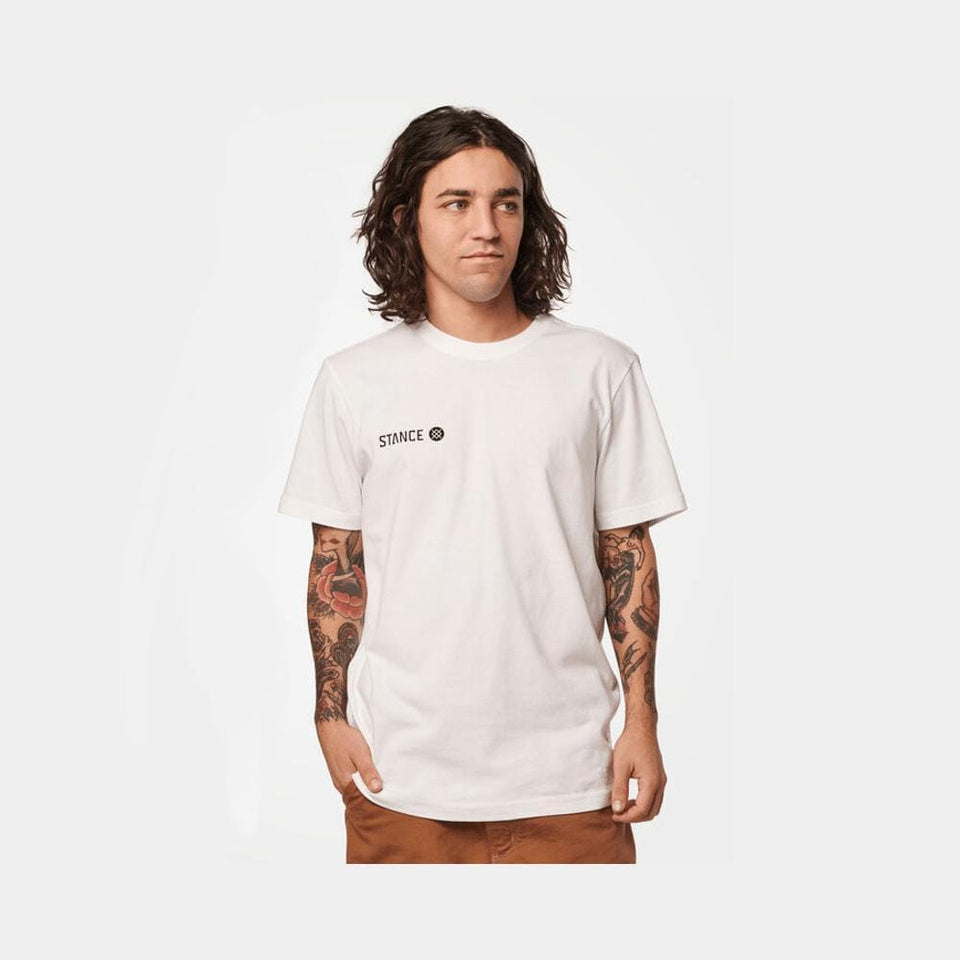 Stance EON Crew Tee White - 50-50 Skate Shop