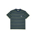 Polar Skate Co Stripe Pocket Tee Dark Blue Lime - 50-50 Skate Shop