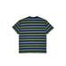 Polar Skate Co Stripe Pocket Tee Dark Blue Lime - 50-50 Skate Shop