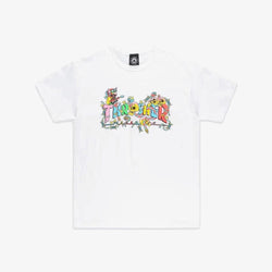 Thrasher Skate Devil's Music Logo Short Sleeve Tee White - 50-50 Skate Shop