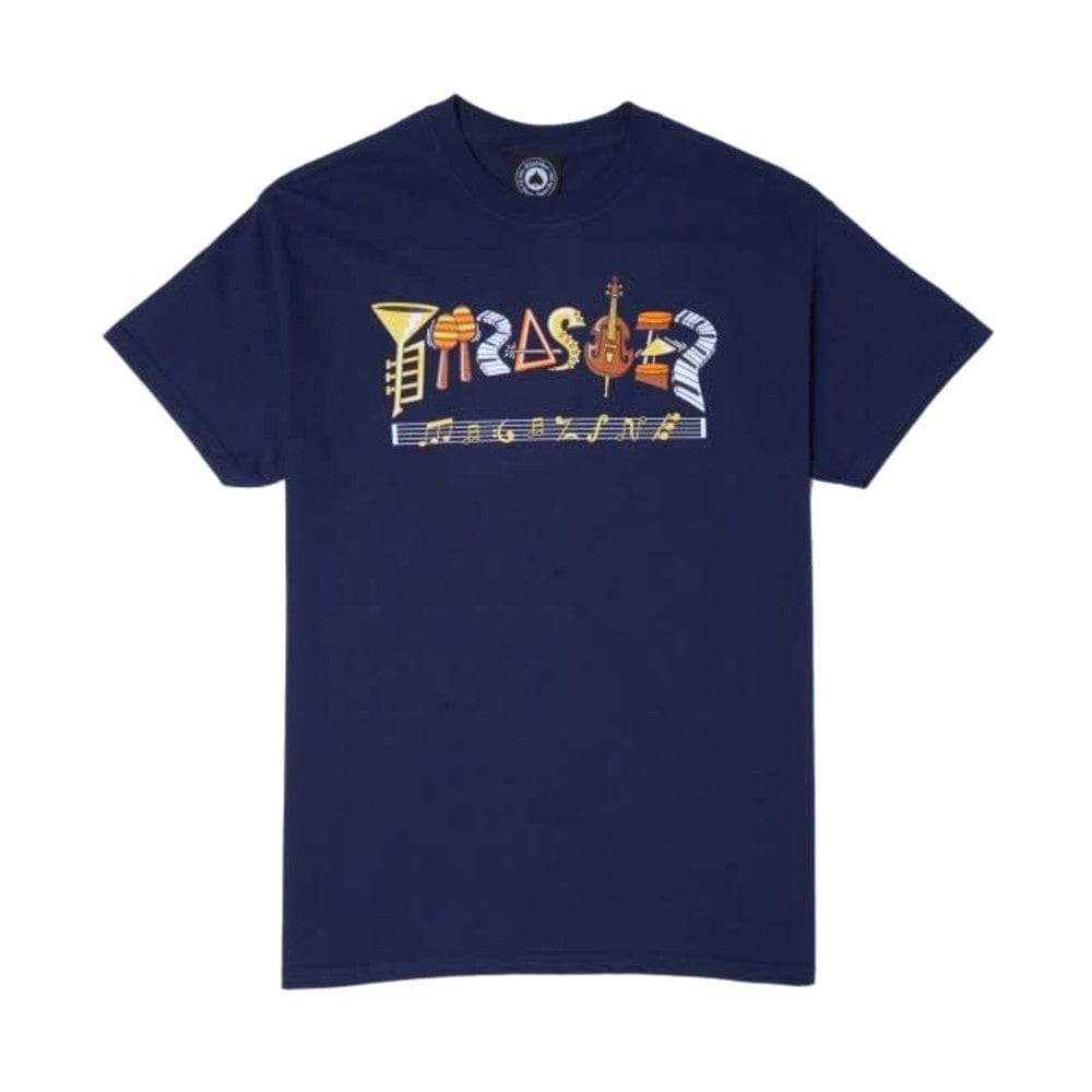 Thrasher Skate Fillmore Logo Short Sleeve Tee Navy - 50-50 Skate Shop