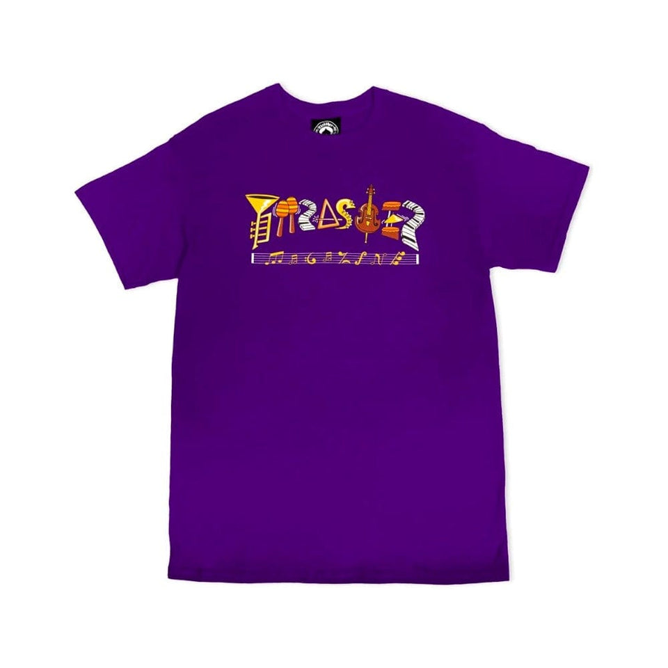 Thrasher Skate Fillmore Logo Short Sleeve Tee Purple - 50-50 Skate Shop