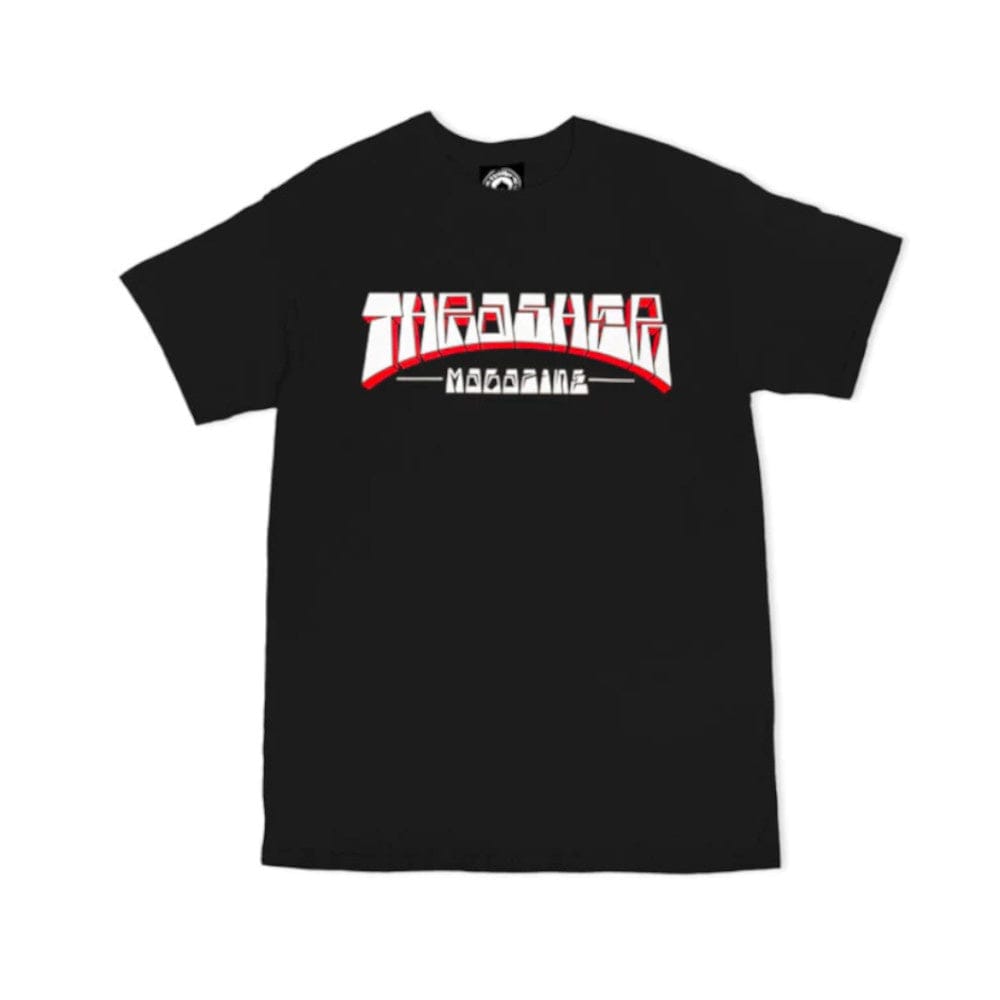 Thrasher Skate Firme Logo Short Sleeve Tee Black - 50-50 Skate Shop