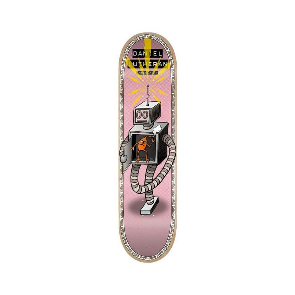 Toy Machine Skateboard Deck Insecurity Dan Lutheran 8.25" x 31.98" 14.25" WB - 50-50 Skate Shop