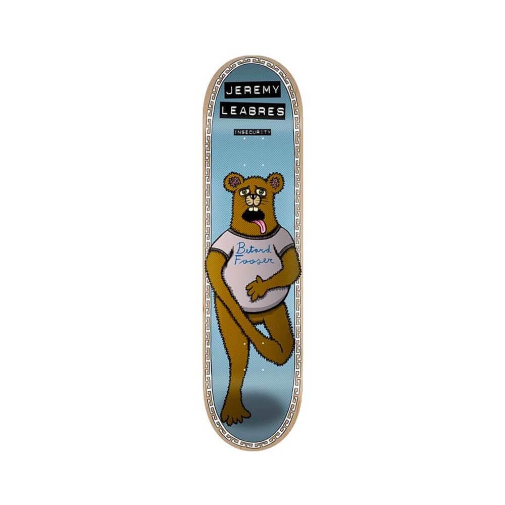 Toy Machine Skateboard Deck Insecurity Jeremy Leabres 8.0" x 31.84" 14.25" WB - 50-50 Skate Shop