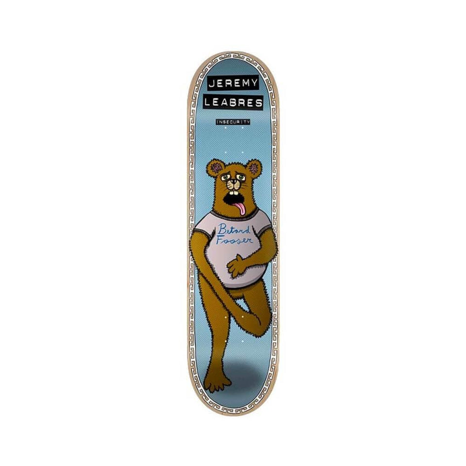 Toy Machine Skateboard Deck Insecurity Jeremy Leabres 8.0" x 31.84" 14.25" WB - 50-50 Skate Shop
