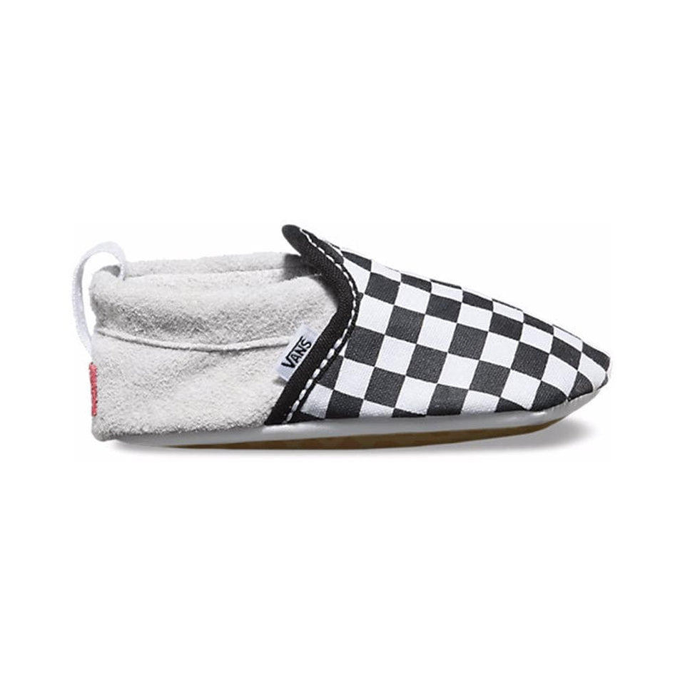 Vans Slip On Crib Black True White Checkerboard - 50-50 Skate Shop