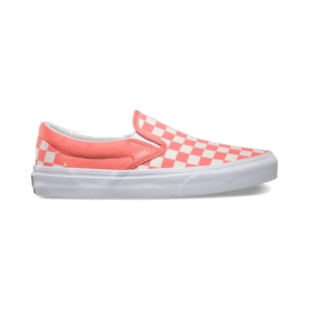 Vans Classic Slip On (Checkerboard) True FsnCrl White - 50-50 Skate Shop