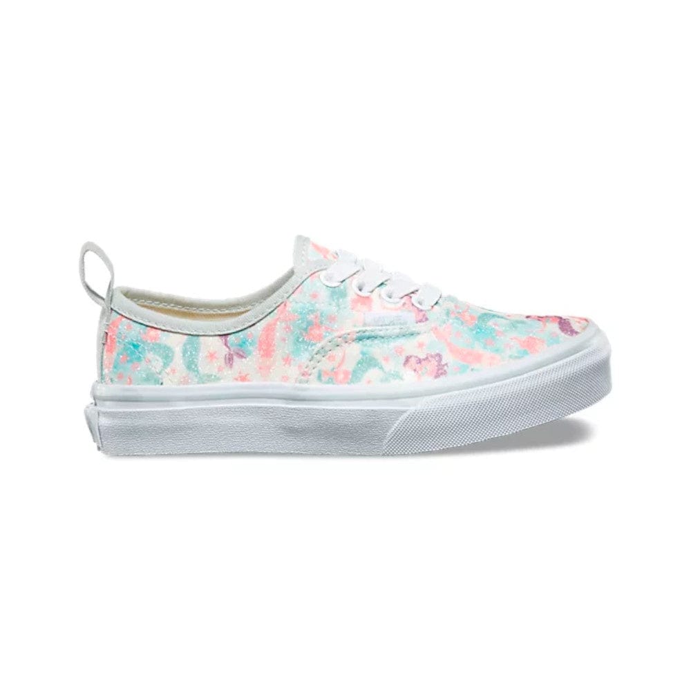Vans Kids Authentic Elastic Lace (Mermaid) Ice Flow/Glitter - 50-50 Skate Shop